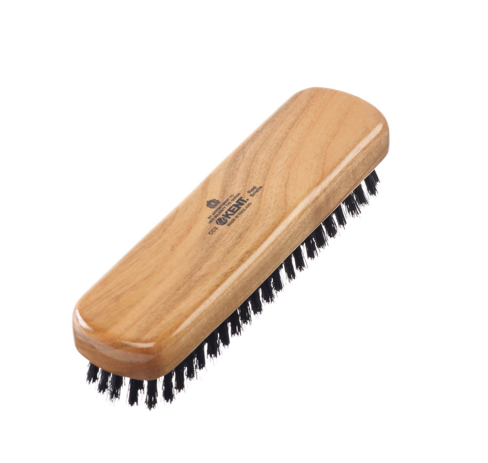 Handcrafted Travel Size Cherrywood Clothes Brush (CC2) - Beckett &amp; Robb