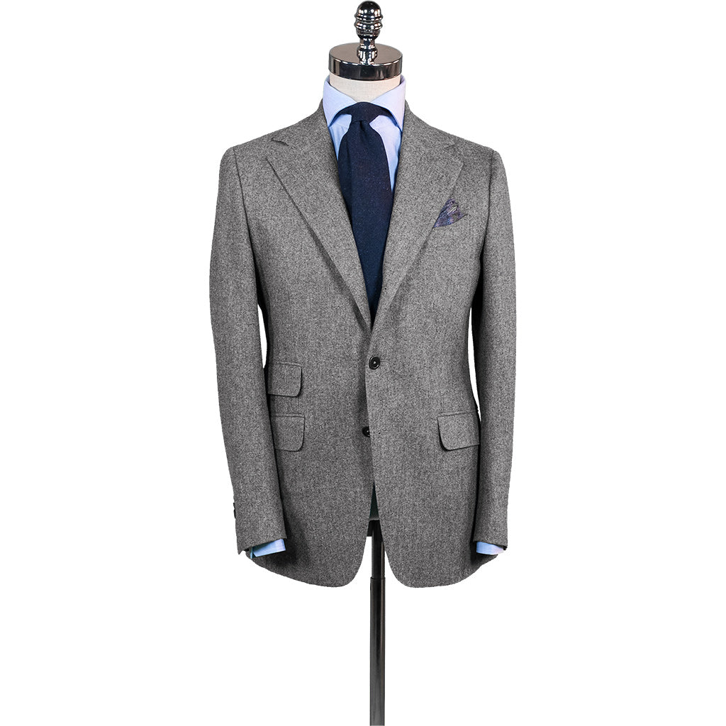 Mid Grey Flannel Suit - Beckett &amp; Robb