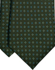 Green & Blue Foulard Silk Tie - Beckett & Robb