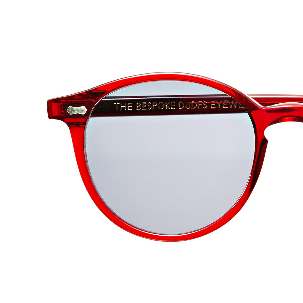 NGA Red Amaranth Frame - Gradient Grey Lenses - Beckett &amp; Robb