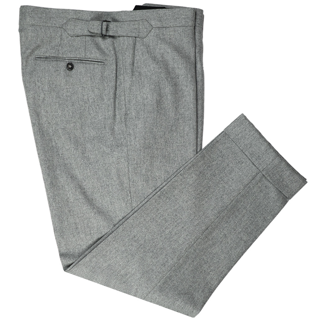 Mens grey discount flannel trousers