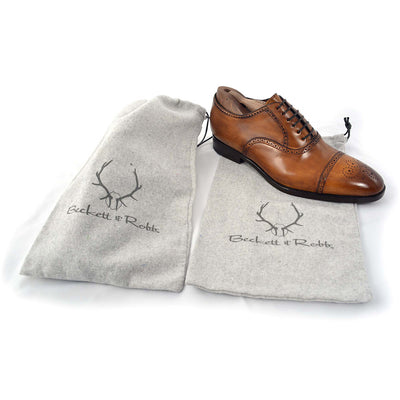 Firenze Brown Half Brogue - Beckett & Robb