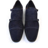 Regent Navy Double Monk Strap - Beckett & Robb