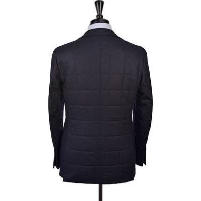 Navy Quilted Flannel Jacket - Beckett & Robb
