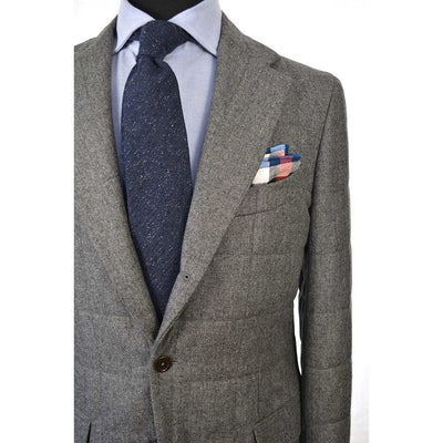 Grey Quilted Flannel Jacket - Beckett & Robb