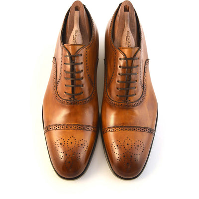 Firenze Brown Half Brogue - Beckett & Robb