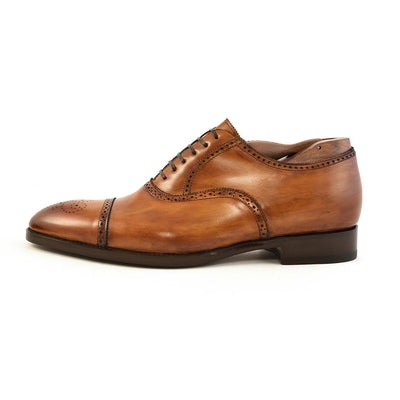 Firenze Brown Half Brogue - Beckett & Robb