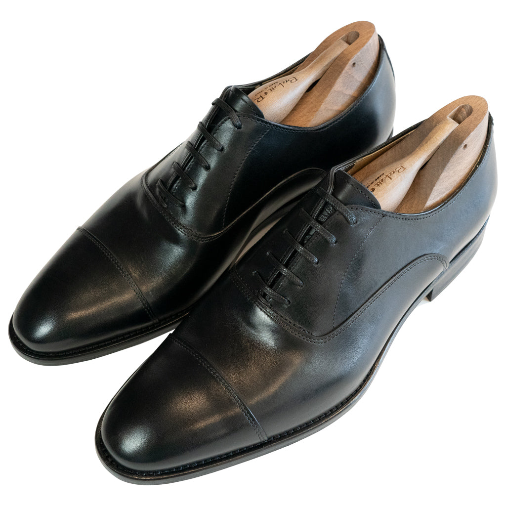 Tiber Black Cap Toe - Beckett &amp; Robb