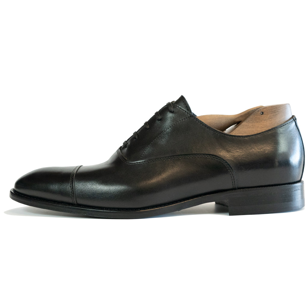 Tiber Black Cap Toe - Beckett &amp; Robb