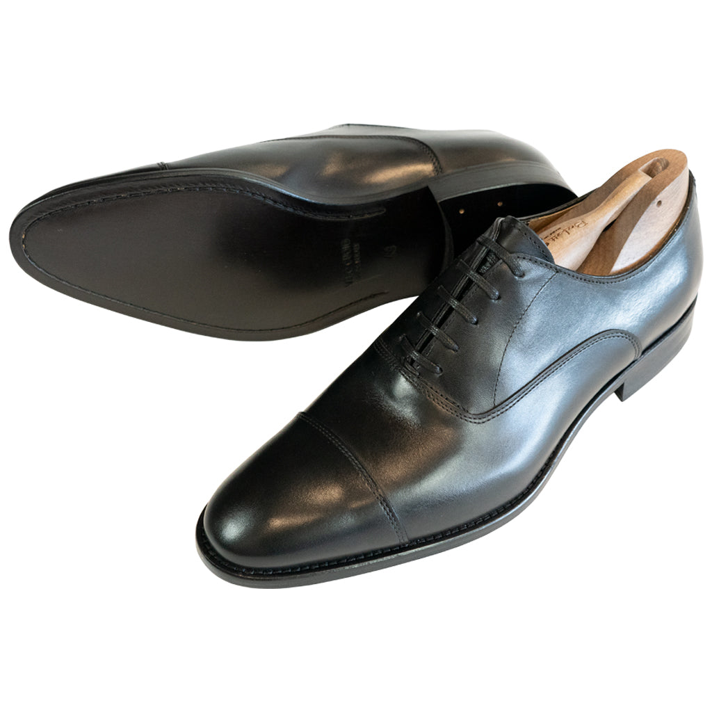 Tiber Black Cap Toe - Beckett & Robb