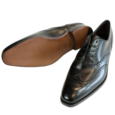 Carmina Black Wingtip - 922 - Beckett & Robb