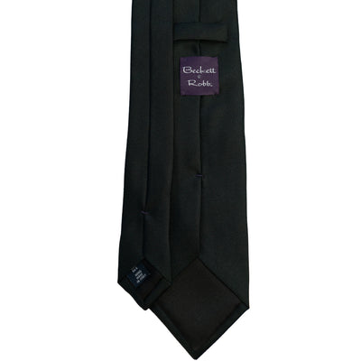 Black Silk Tie - Beckett & Robb
