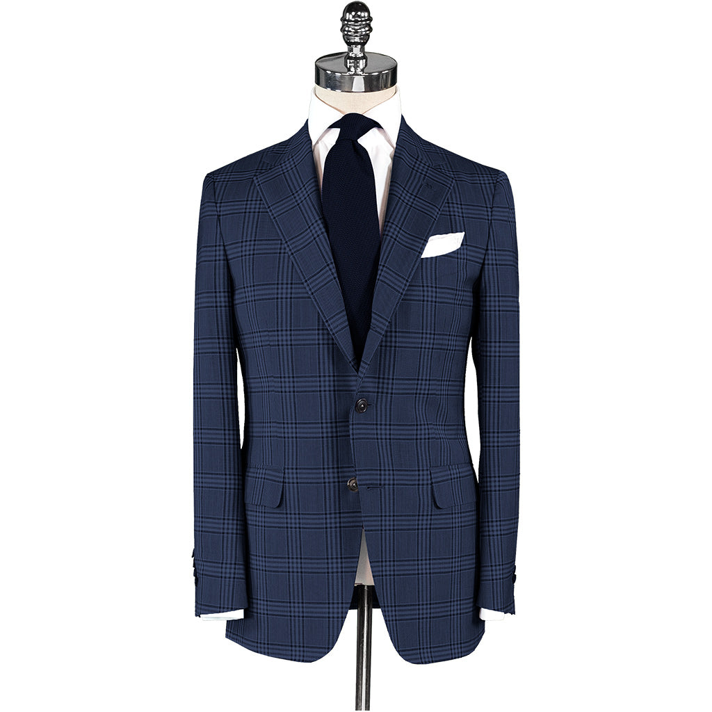 Bold Blue Plaid Suit - Beckett &amp; Robb
