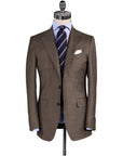 Brown Sharkskin Suit - Beckett & Robb