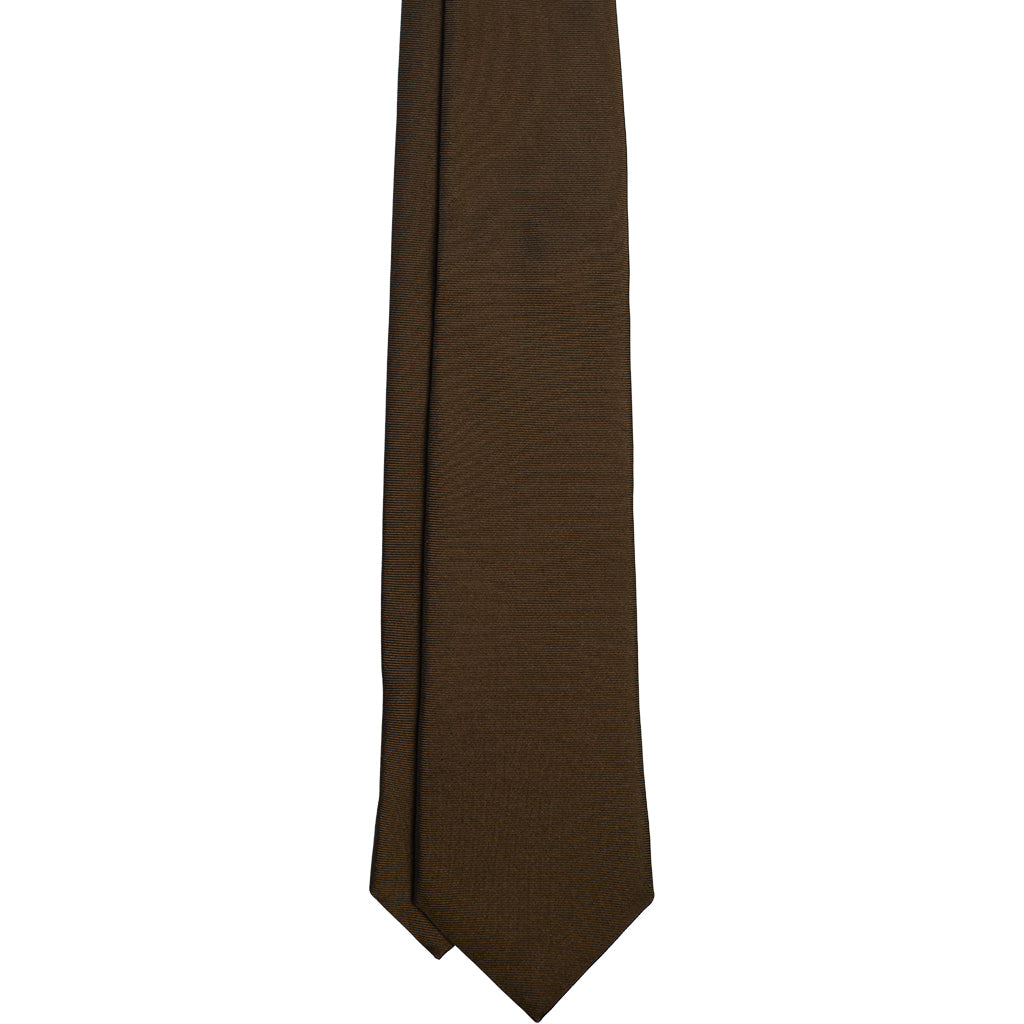 Brown Silk Tie - Beckett & Robb