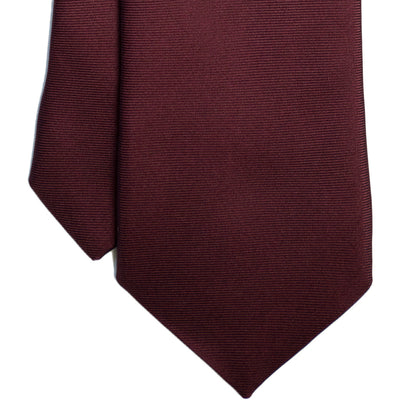 Burgundy Silk Tie - Beckett & Robb