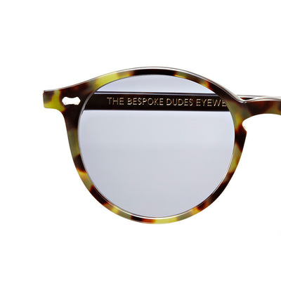 Cran Green Tortoise Frame - Gradient Grey Lenses - Beckett & Robb