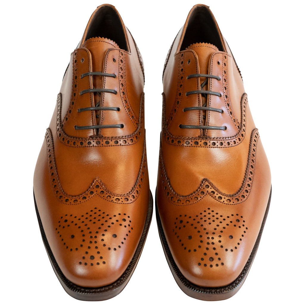 Carmina Tan Wingtip - 922 - Beckett & Robb