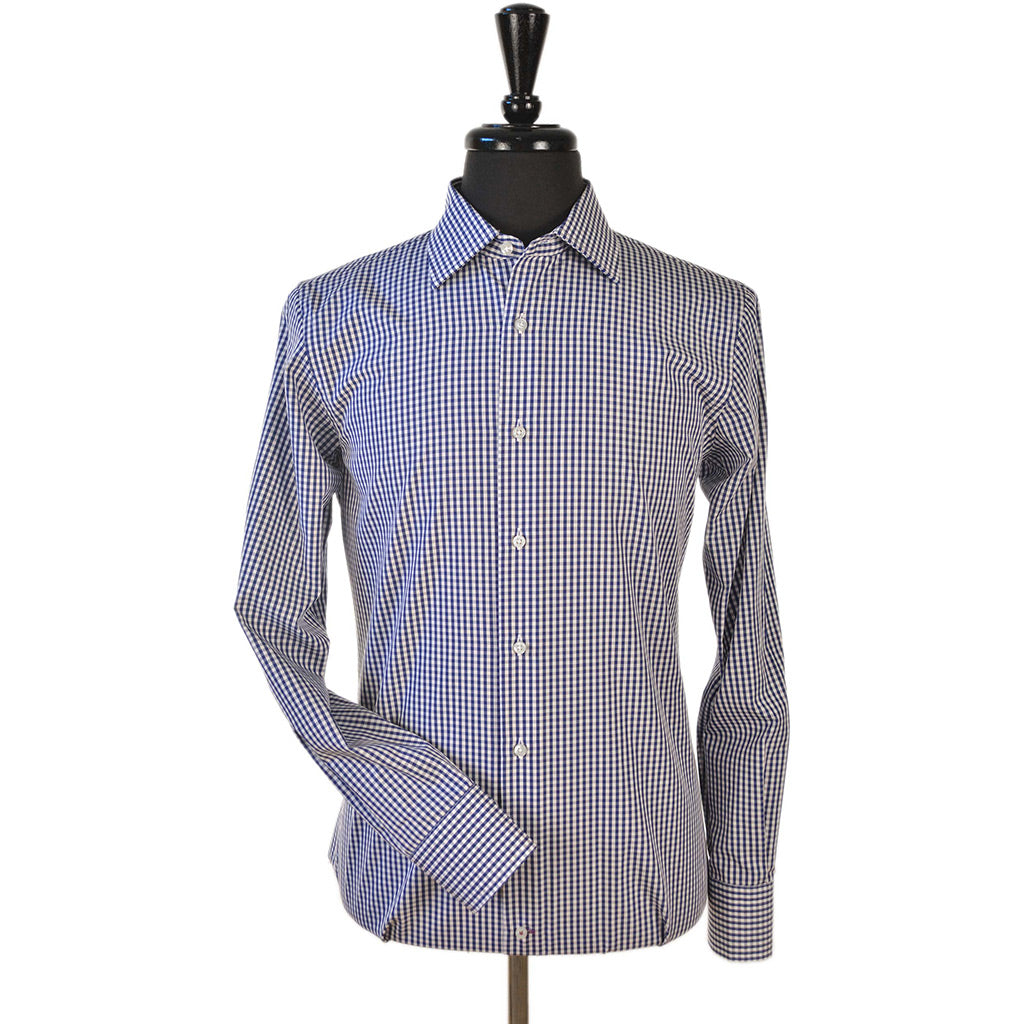 Navy Gingham Shirt - Beckett &amp; Robb