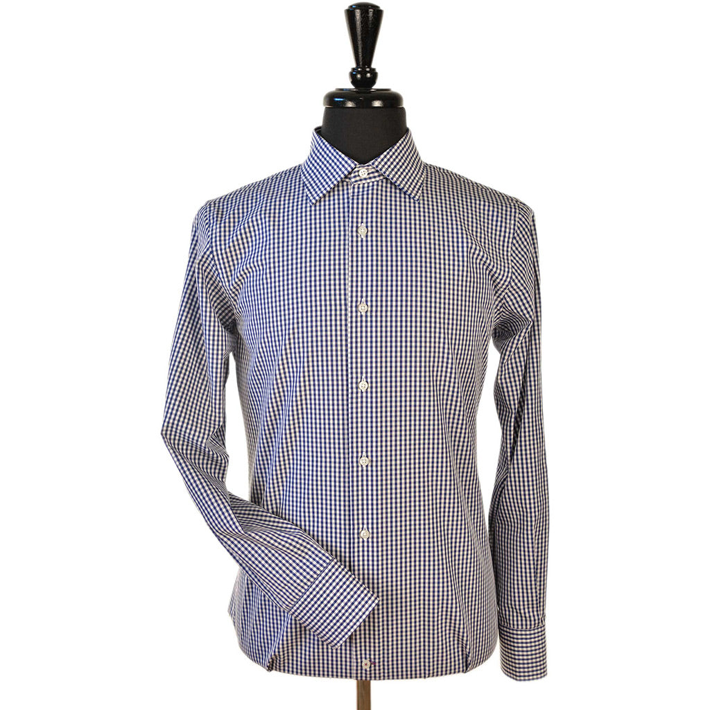 Navy Gingham Shirt - Beckett & Robb