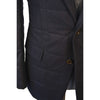 Navy Quilted Flannel Jacket - Beckett & Robb