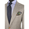 Navy Paisley Pocket Square - Beckett & Robb