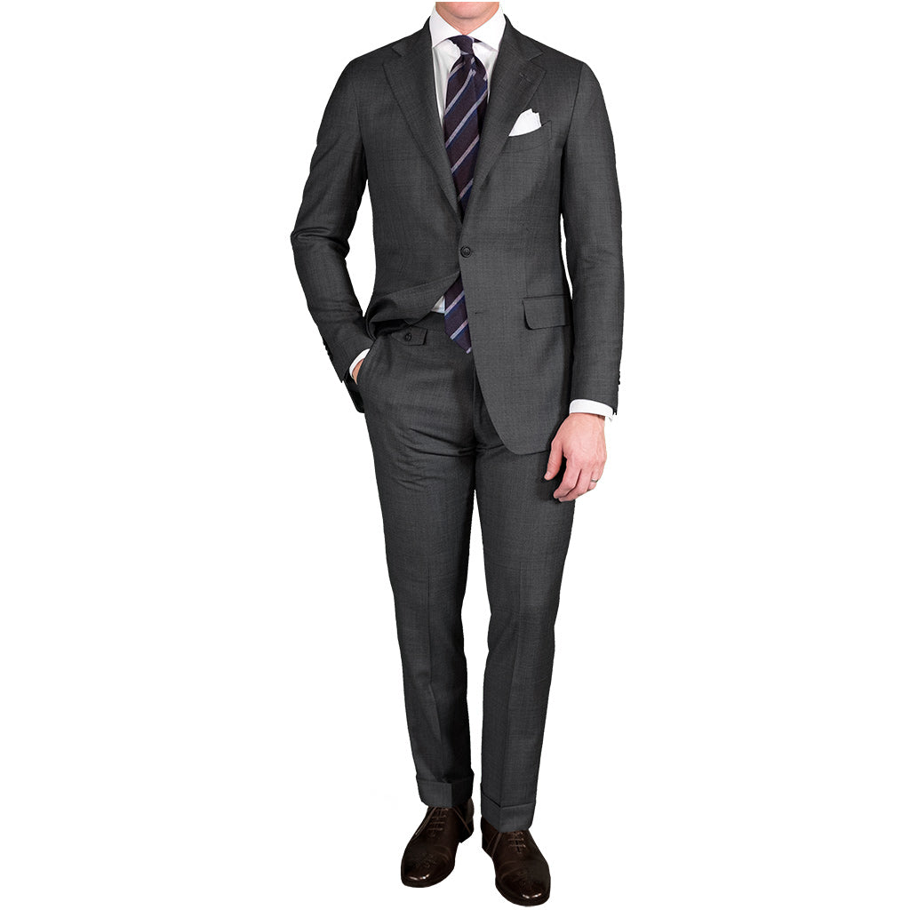 Grey Sharkskin Suit - Beckett &amp; Robb