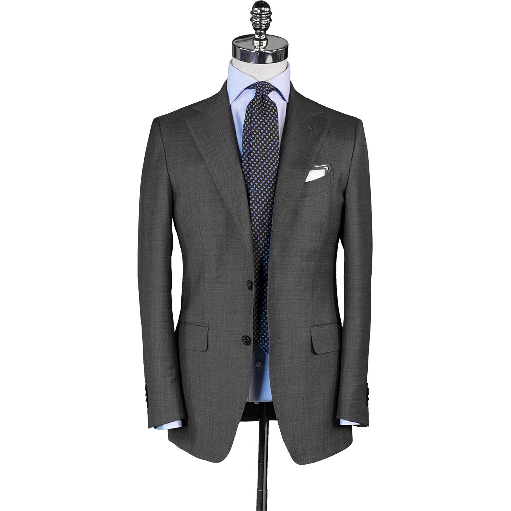 Grey Sharkskin Suit - Beckett & Robb