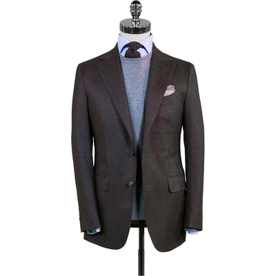 Brown Flannel Suit - Beckett & Robb