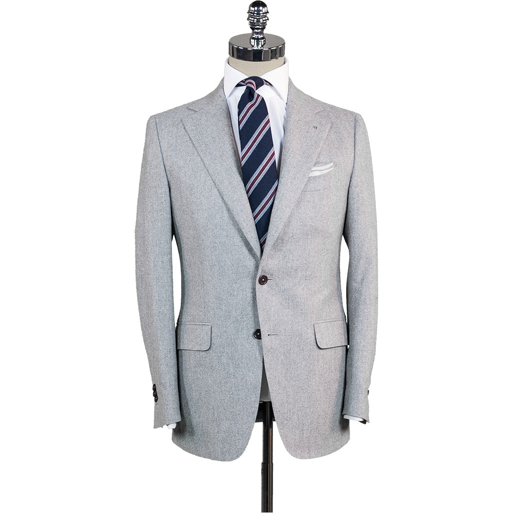 Light Grey Flannel Suit - Beckett & Robb