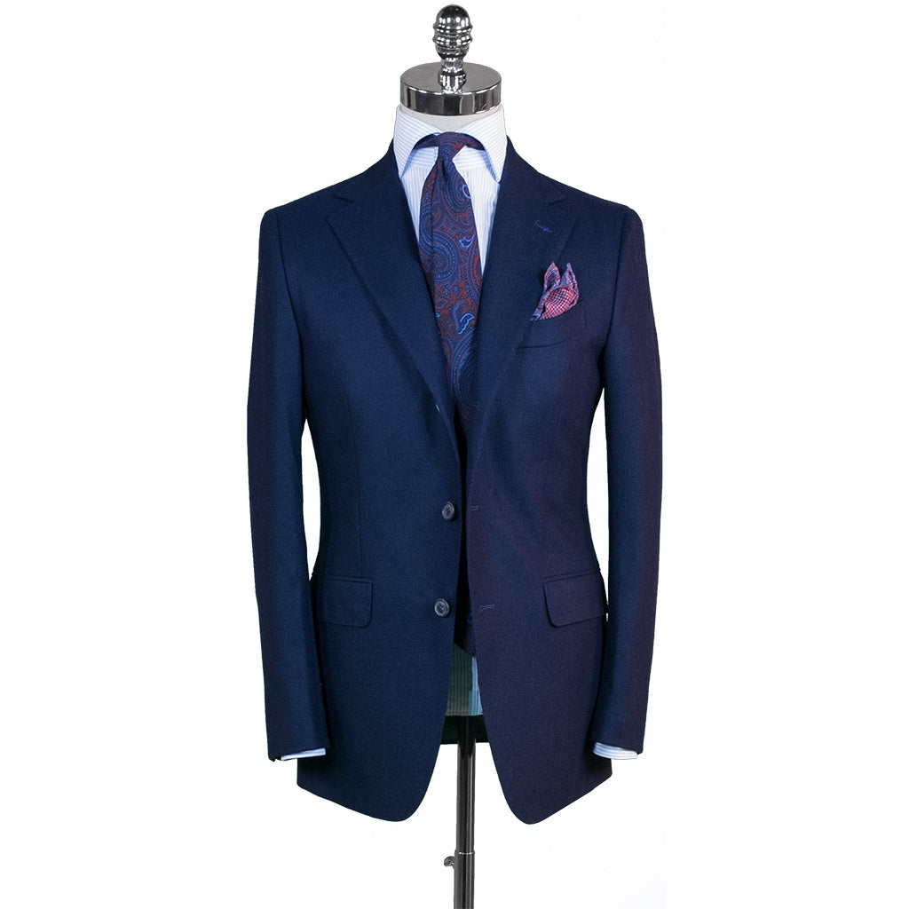Navy Flannel Suit - Beckett &amp; Robb