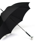 Fox Nickel Fox Head Tube Umbrella - Dark Grey Canopy - Beckett & Robb
