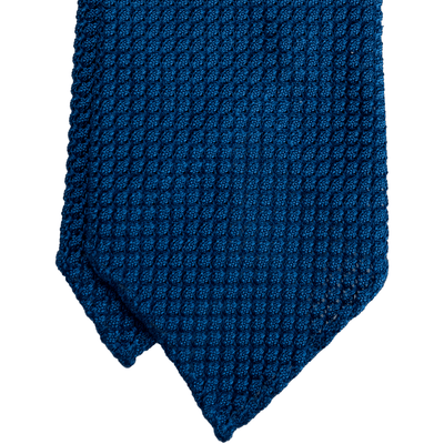 Mid-Blue Grenadine Tie (Garza Grossa) - Beckett & Robb