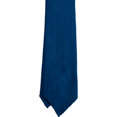 Mid-Blue Grenadine Tie (Garza Grossa) - Beckett & Robb