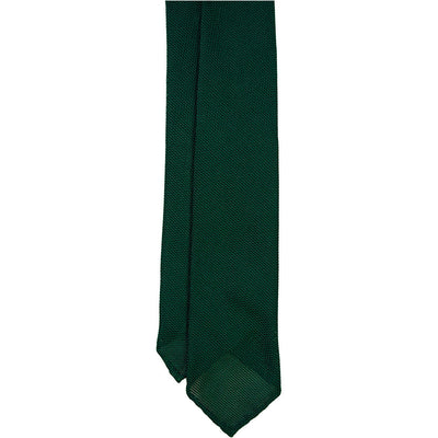 Green Grenadine Tie (Garza Piccola) - Beckett & Robb