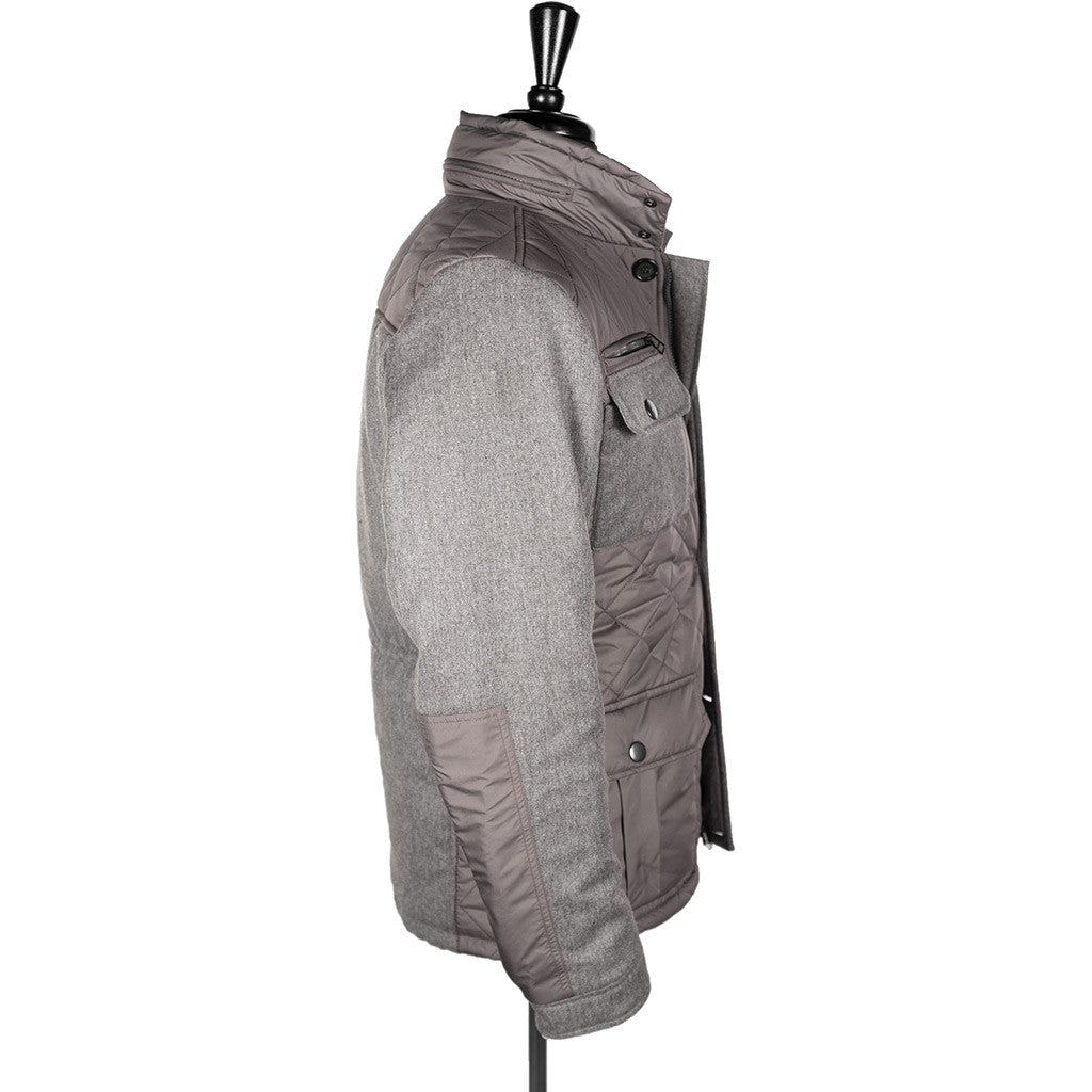 Grey Alpine Quilted Jacket - Beckett & Robb