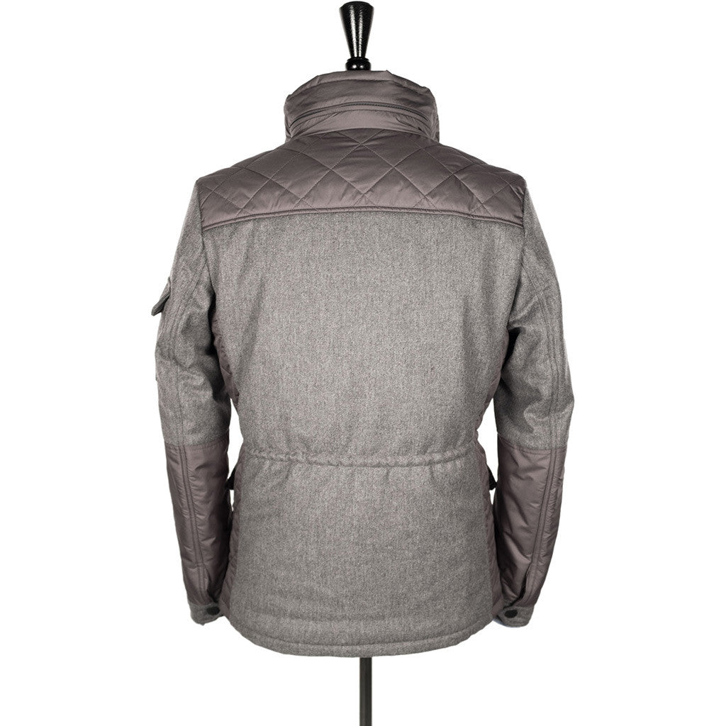 Grey Alpine Quilted Jacket - Beckett &amp; Robb