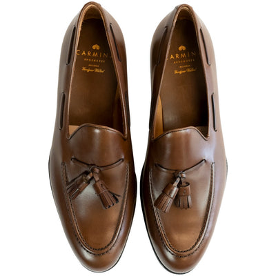 Carmina Brown Tassel Loafer - 734 - Beckett & Robb