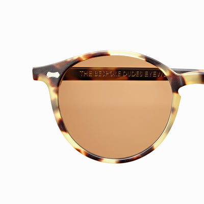 Matte Light Tortoise Acetate Frame - Tobacco Lenses - Beckett & Robb