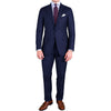 Blue Sharkskin Suit - Beckett & Robb