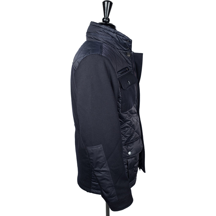 Navy Alpine Quilted Jacket