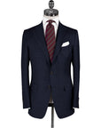 Navy Plain Weave Suit - Beckett & Robb