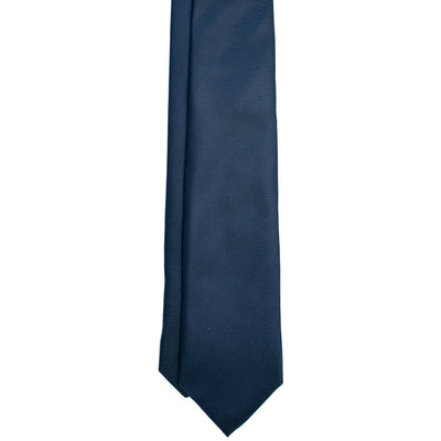 Navy Silk Tie - Beckett & Robb