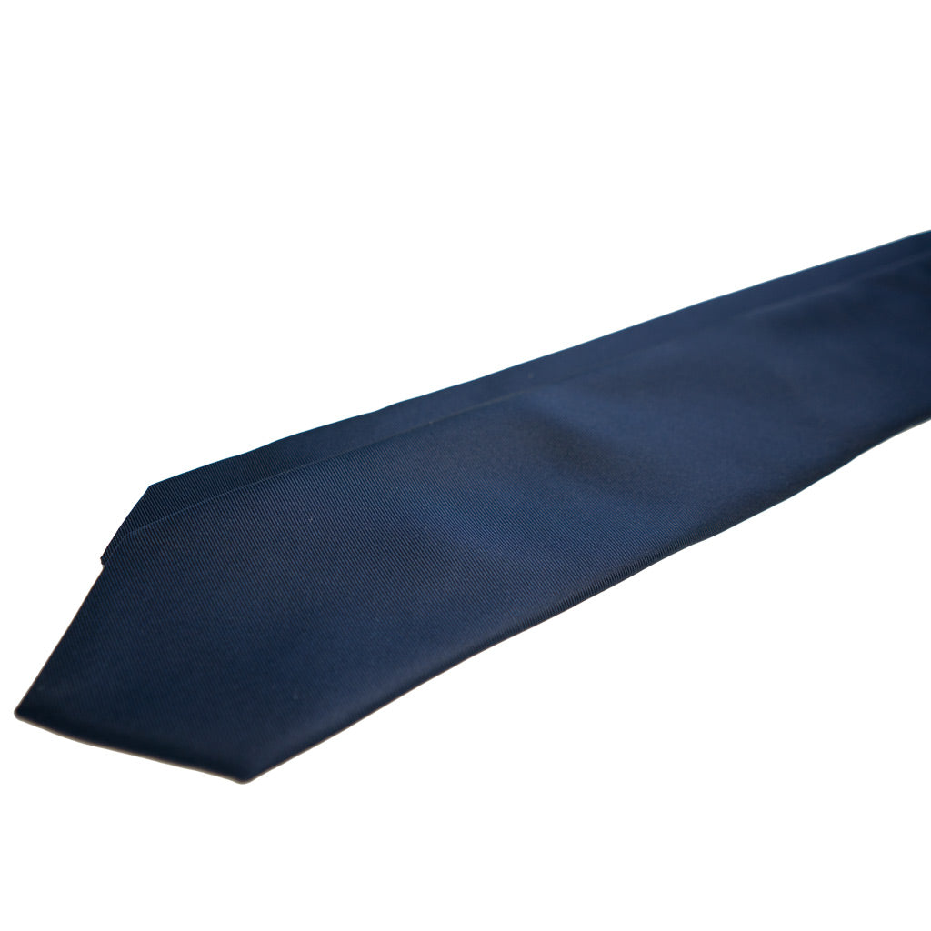 Navy Silk Tie - Beckett & Robb