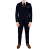 Navy Windowpane Suit - Beckett & Robb