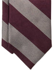 Classic Purple & Grey Tie - Beckett & Robb