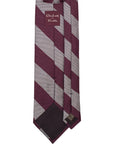 Classic Purple & Grey Tie - Beckett & Robb