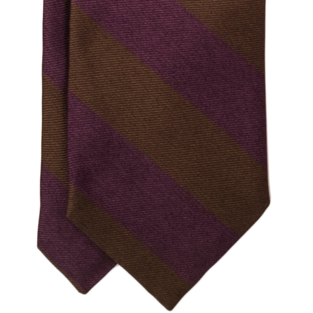 Classic Brown &amp; Purple Tie - Beckett &amp; Robb