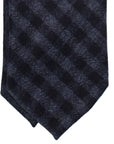 Navy Gingham Wool Tie - Beckett & Robb