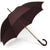 Fox Dark Grained Gloss Maple Stick Umbrella - Bordeaux Canopy